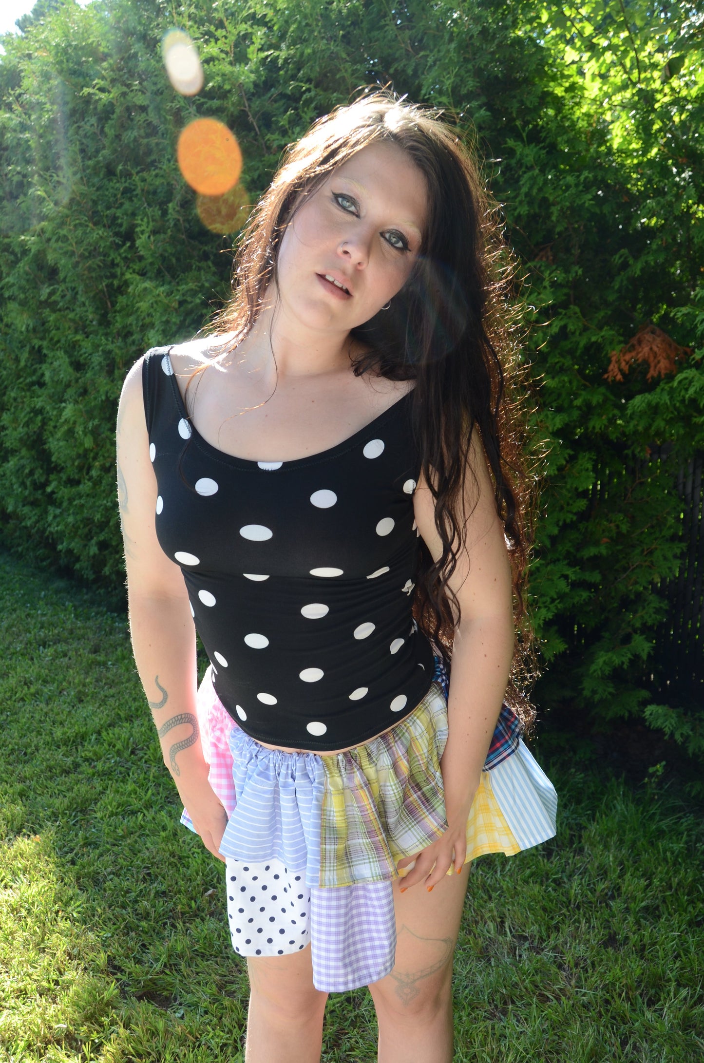 Jupe à carreaux XS-S 03