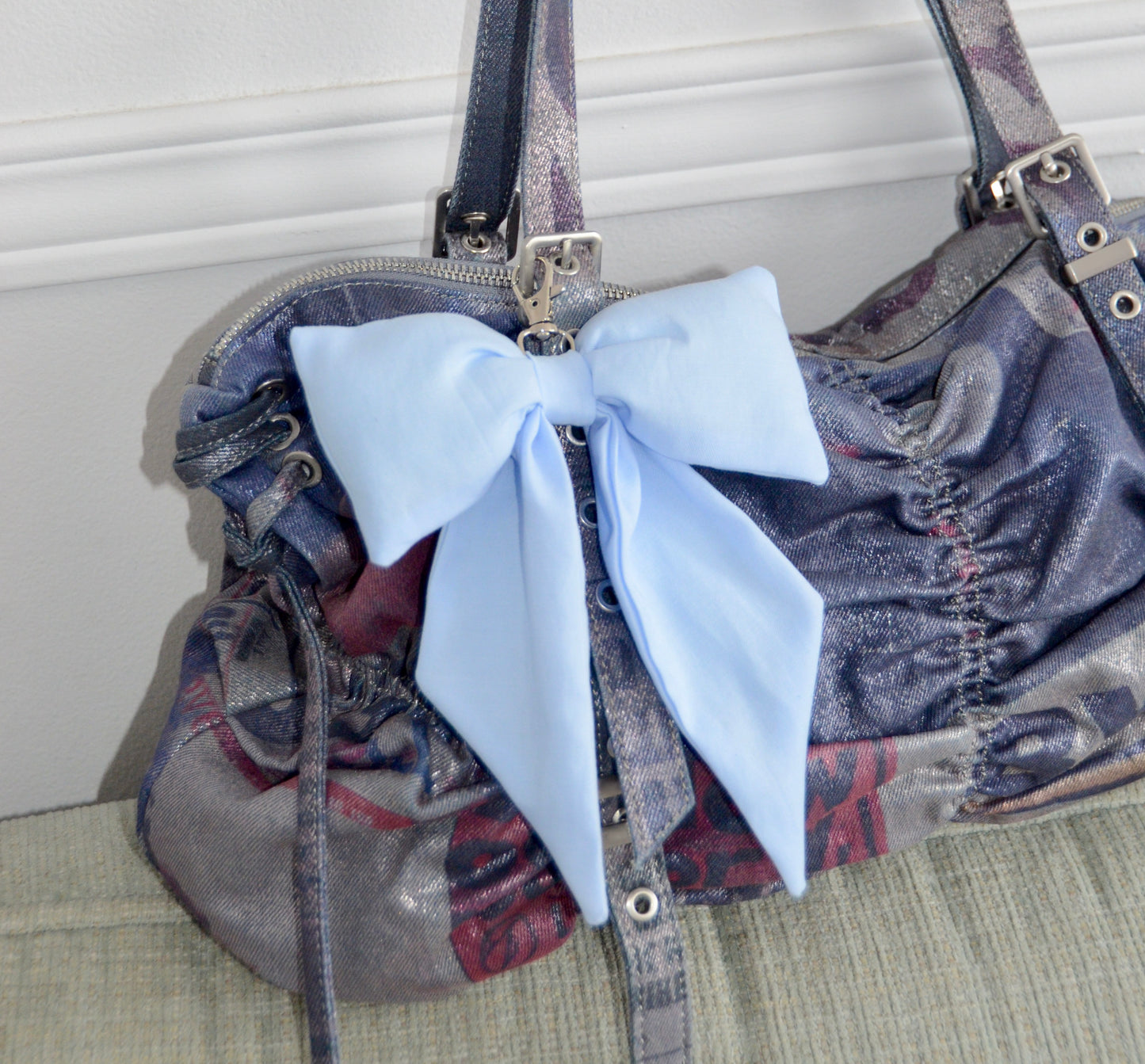 Porte-clĂ©s Boucle bleu đČ