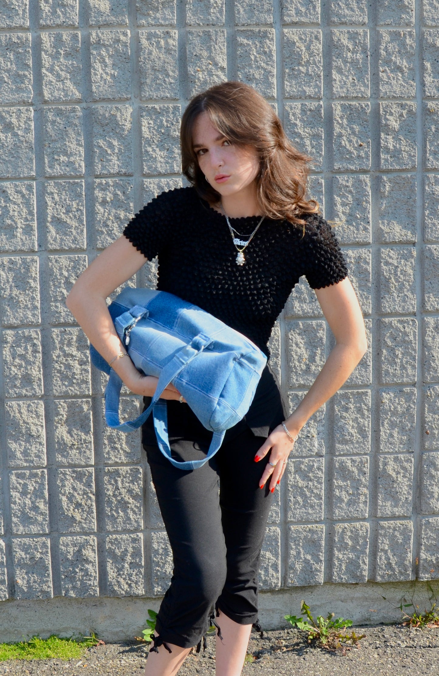 Vintage jeans bag