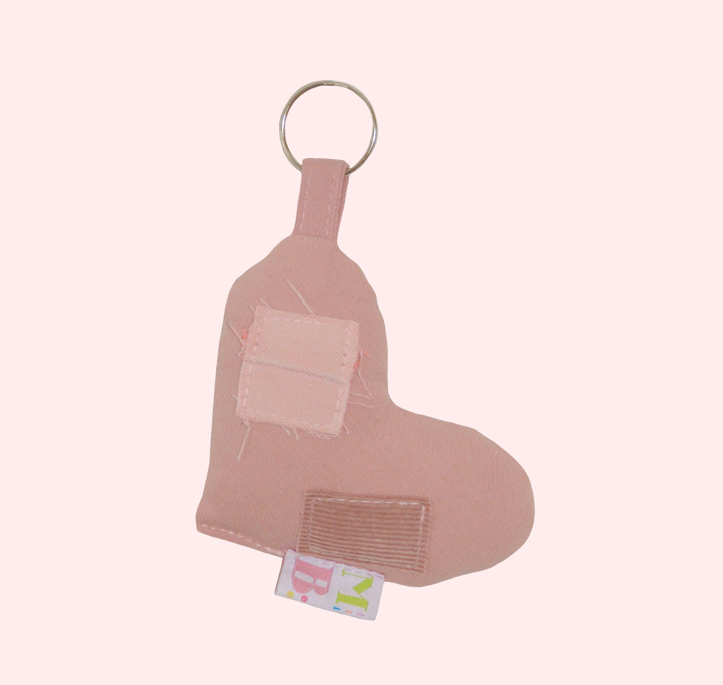 Pink heart key ring ♡