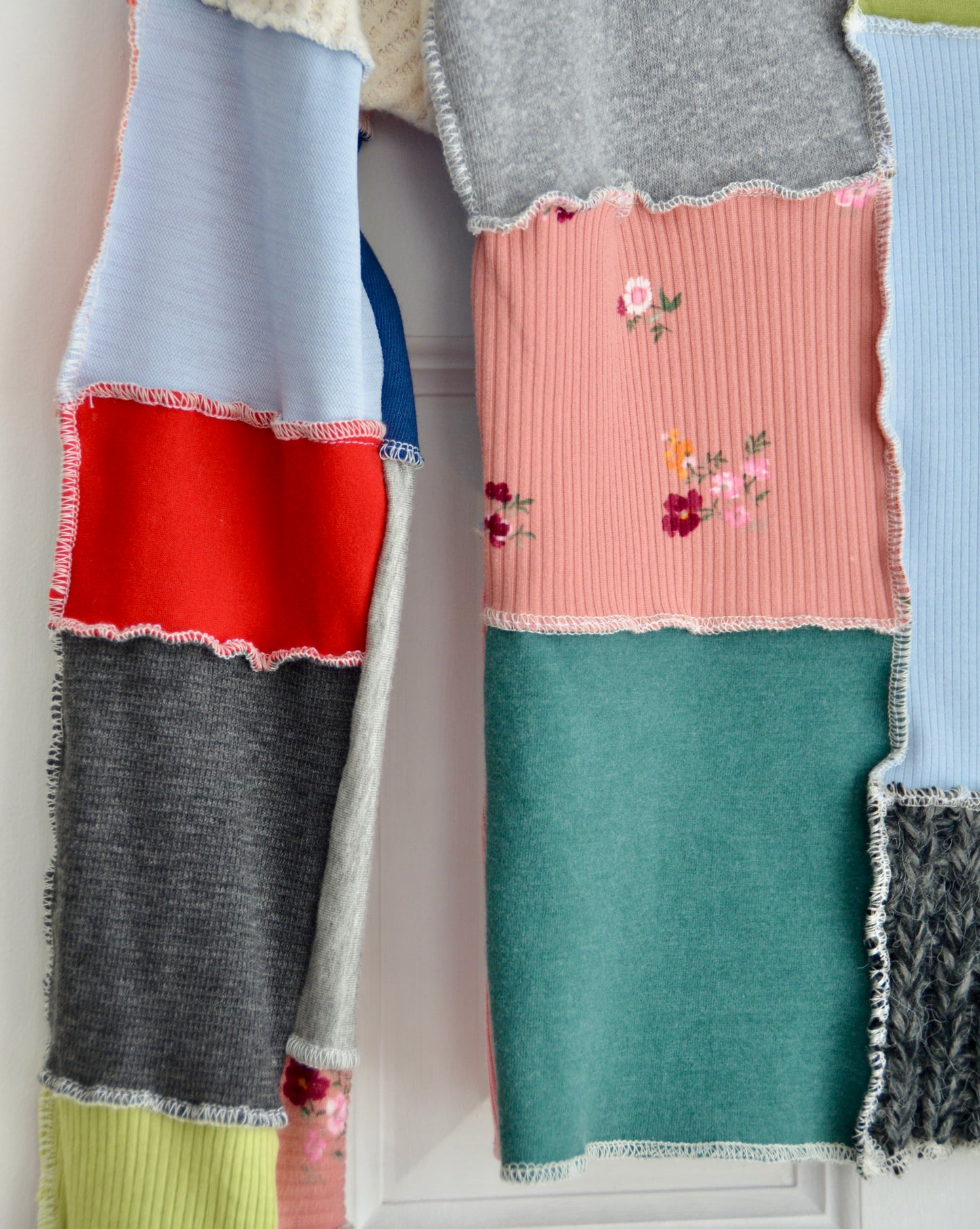 Long sleeve tee-shirt patchwork XS