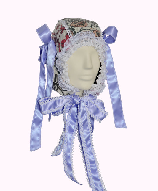 Lavander bow hat 𐙚