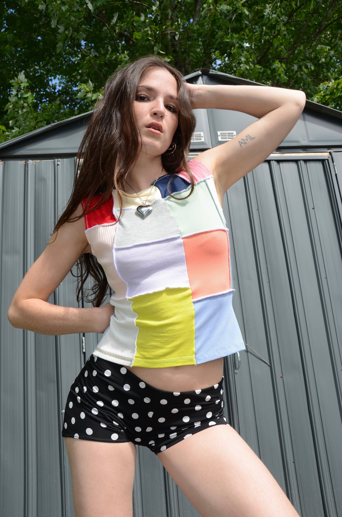 Camisole patchwork XS - 02