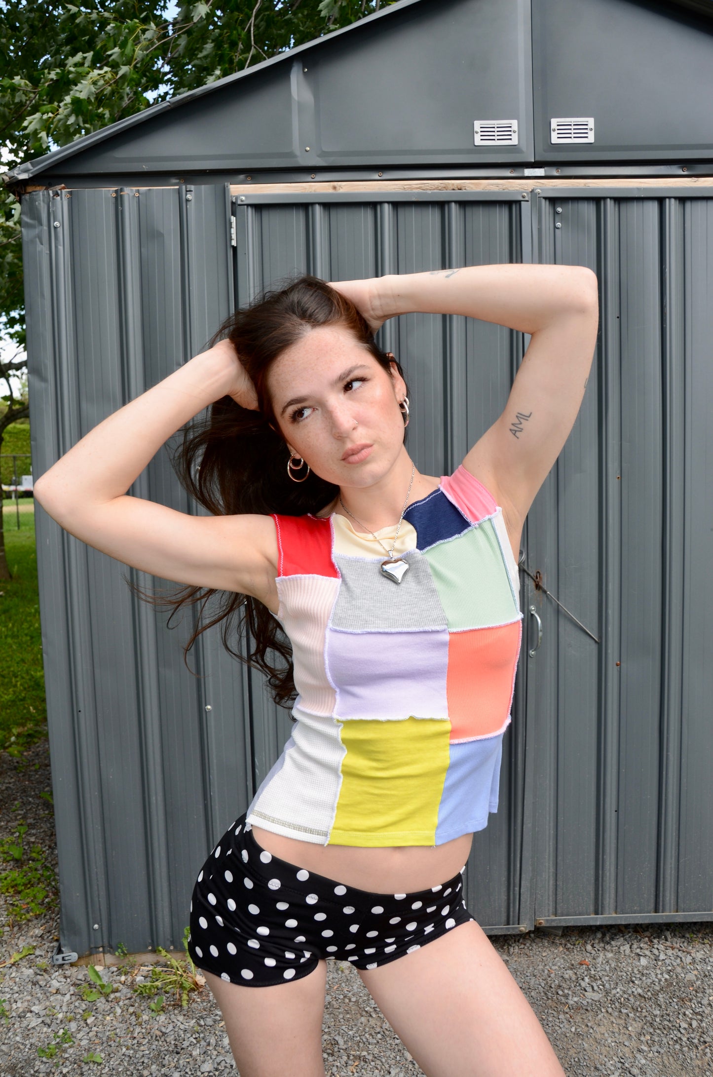 Camisole patchwork XS - 02