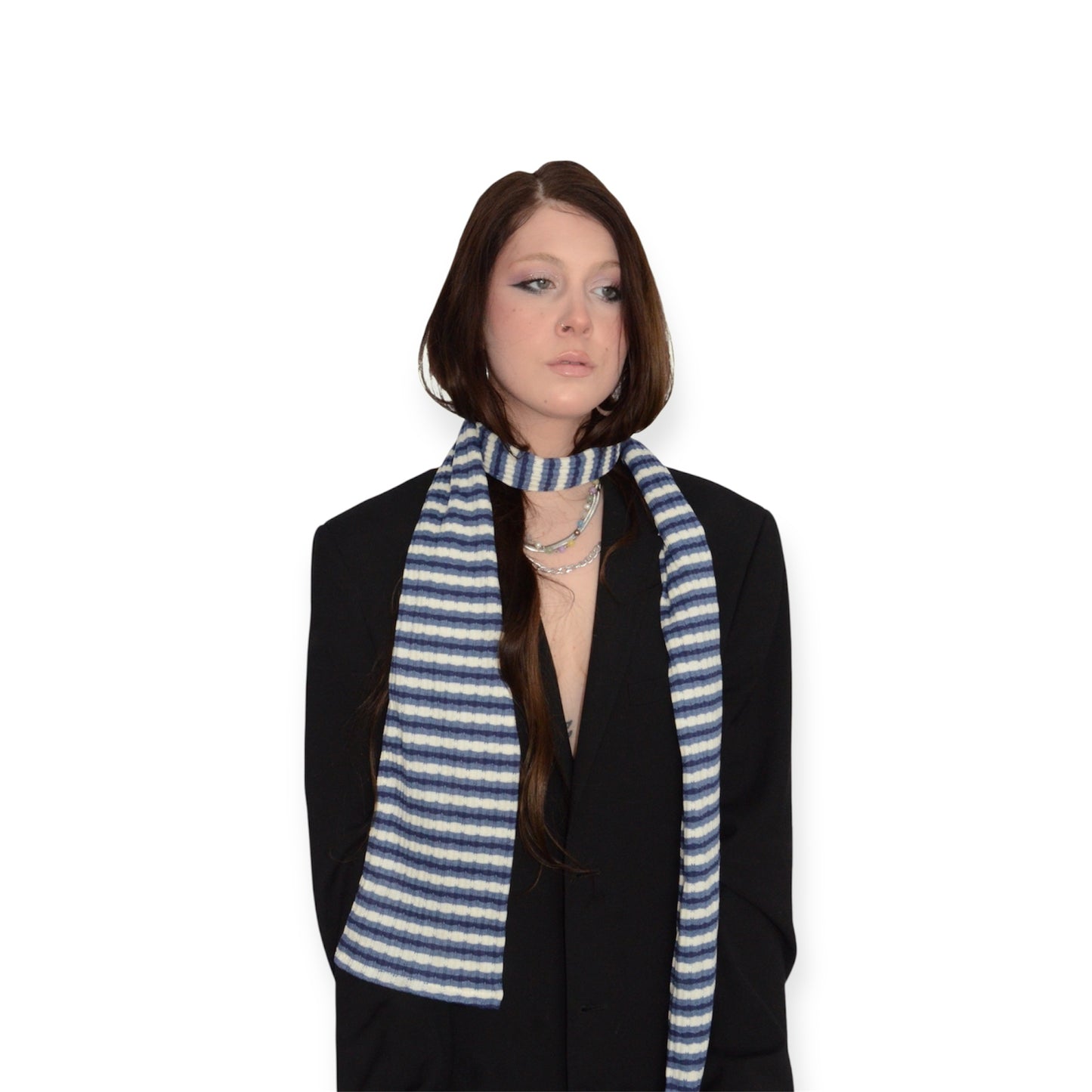 Longue écharpe ligné