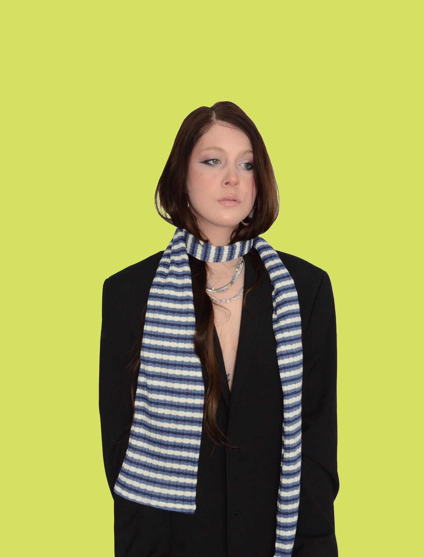 Long lined scarf
