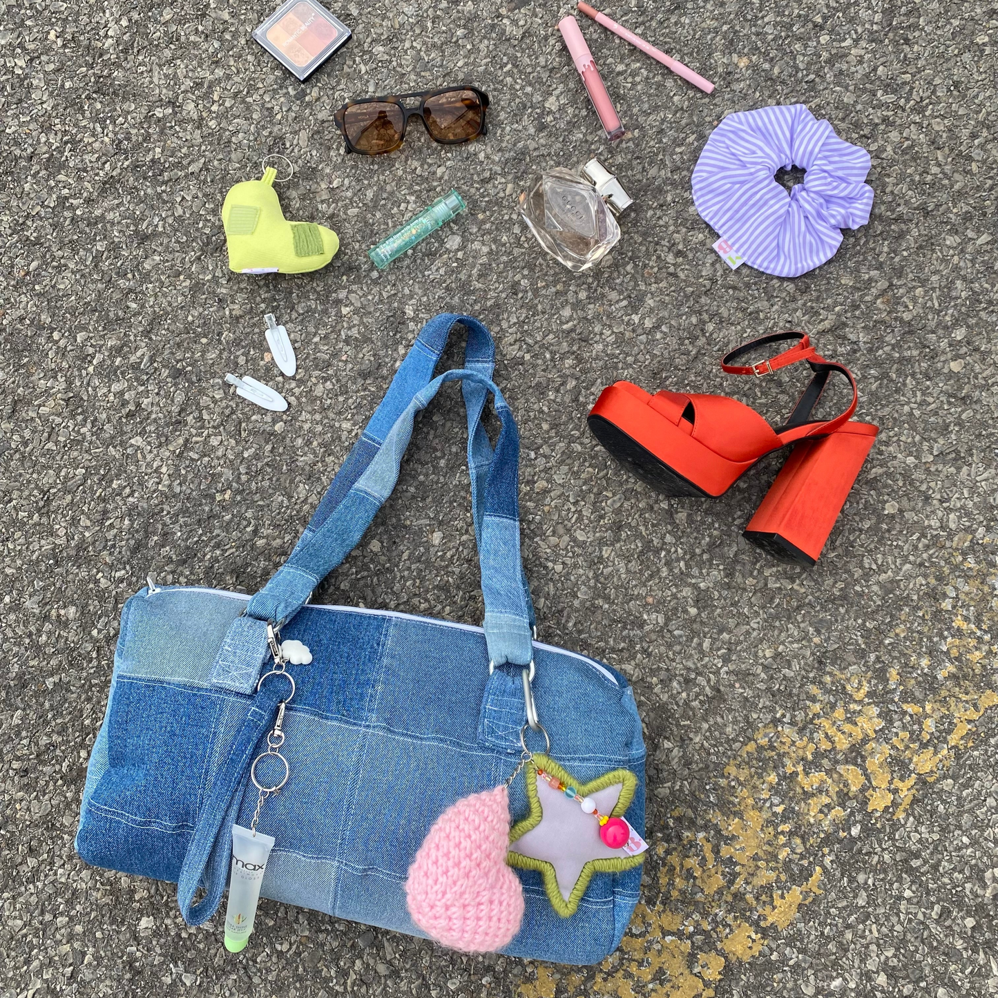 Vintage jeans bag