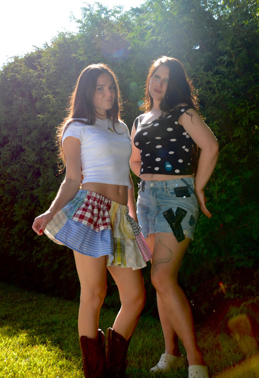 Jupe à carreaux XS-S 02