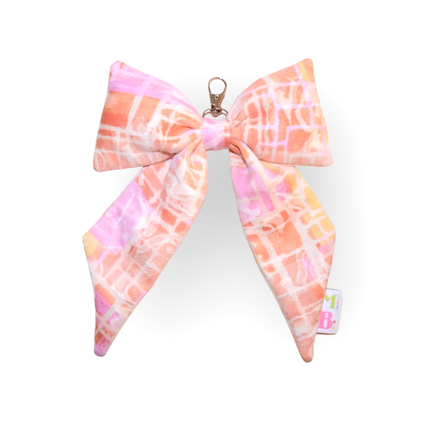 Porte-clés Boucle orange 𓏲