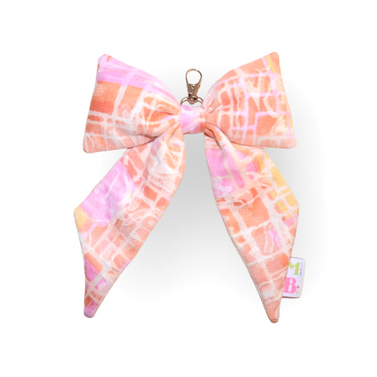 Porte-clés Boucle orange 𓏲