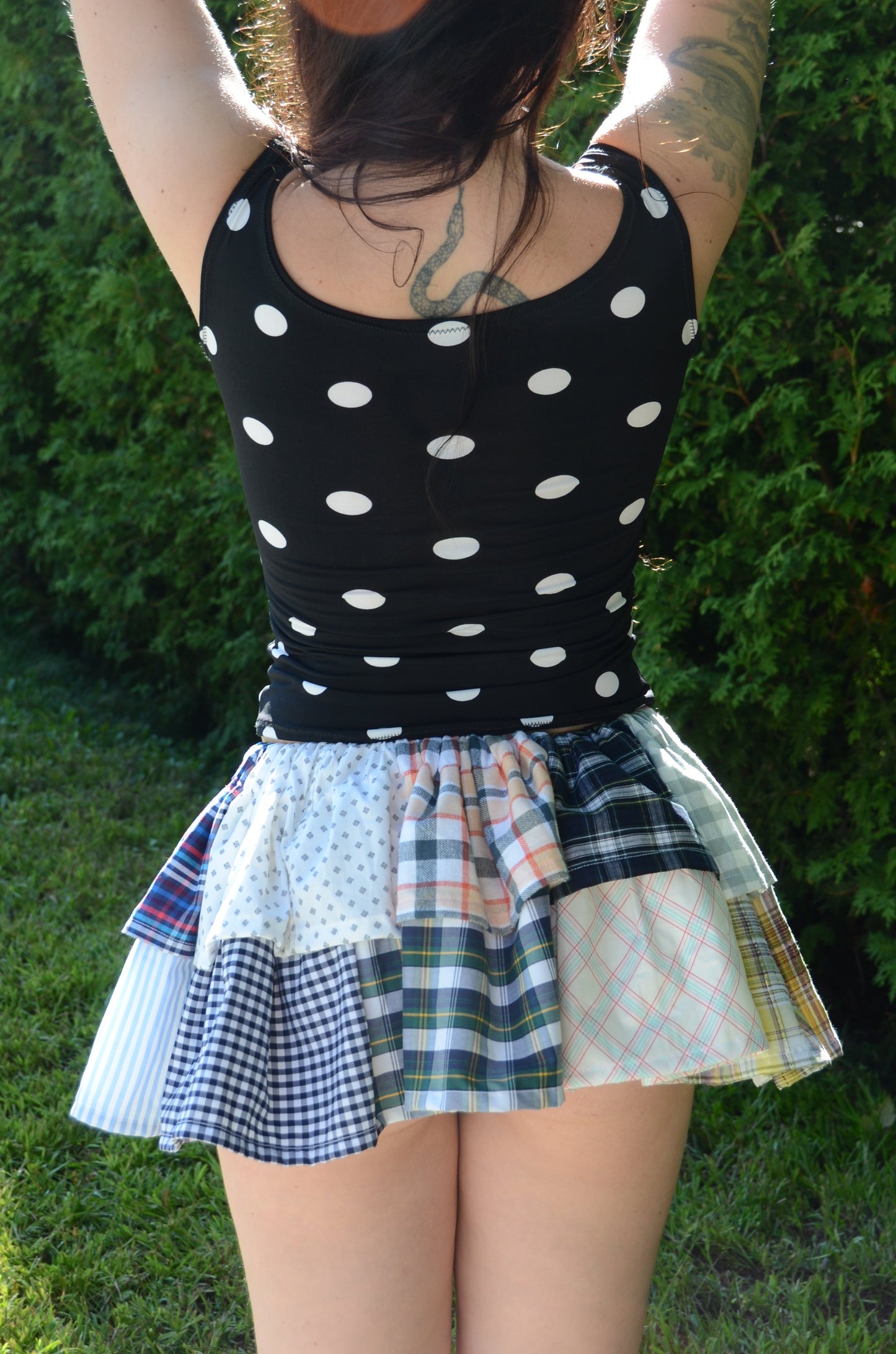 Jupe à carreaux XS-S 03