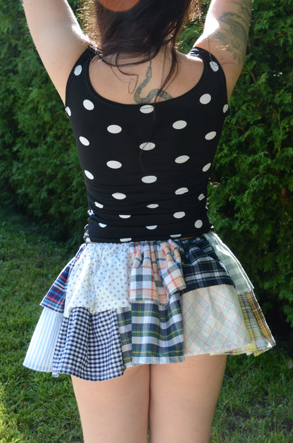 Jupe à carreaux XS-S 03