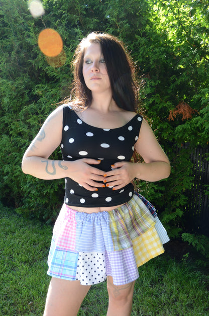 Jupe à carreaux XS-S 03