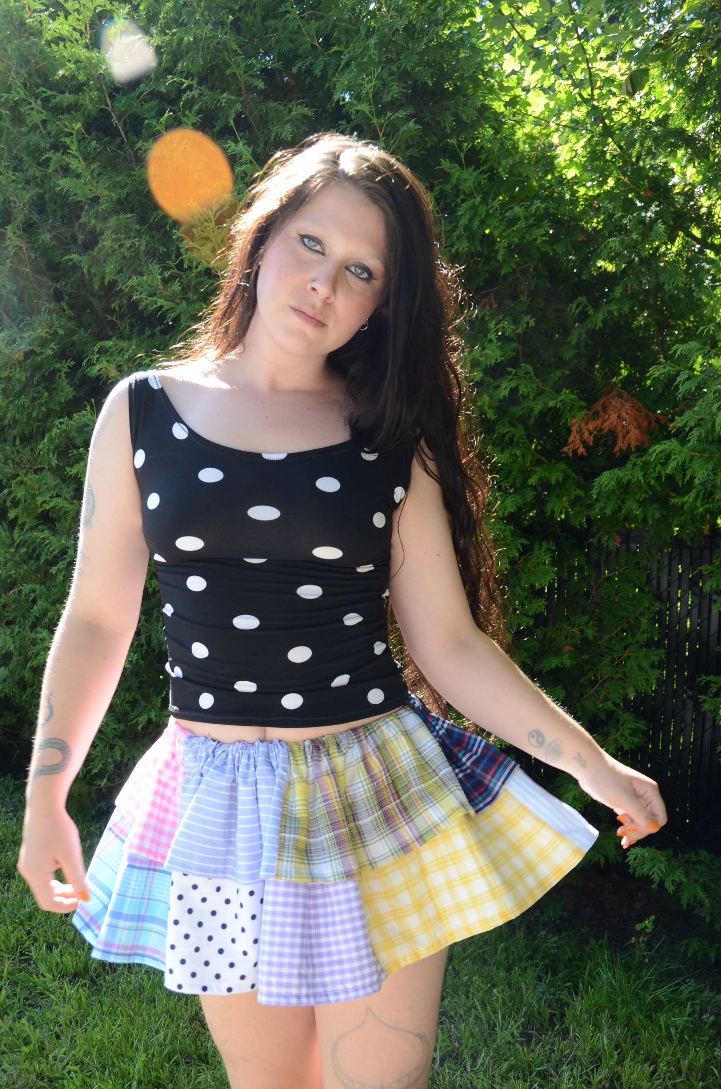 Jupe à carreaux XS-S 03