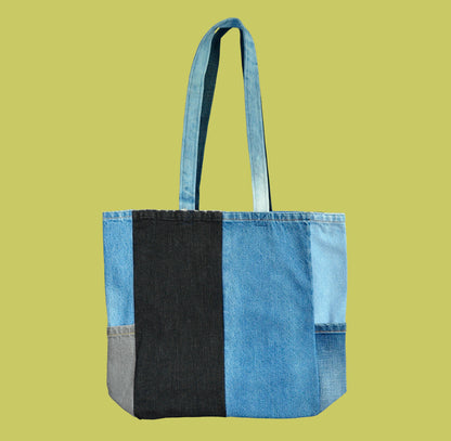 Sac fourre-tout en jeans