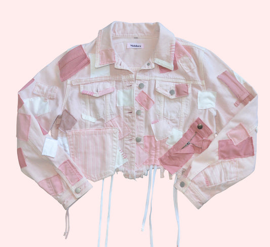 Veste de jeans Rose recyclé