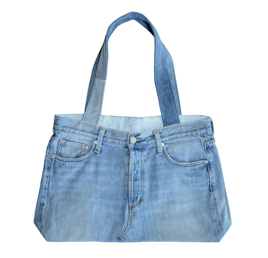 Sac fourre-tout en jeans