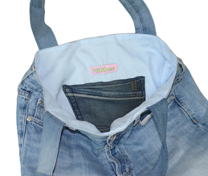 Sac fourre-tout en jeans