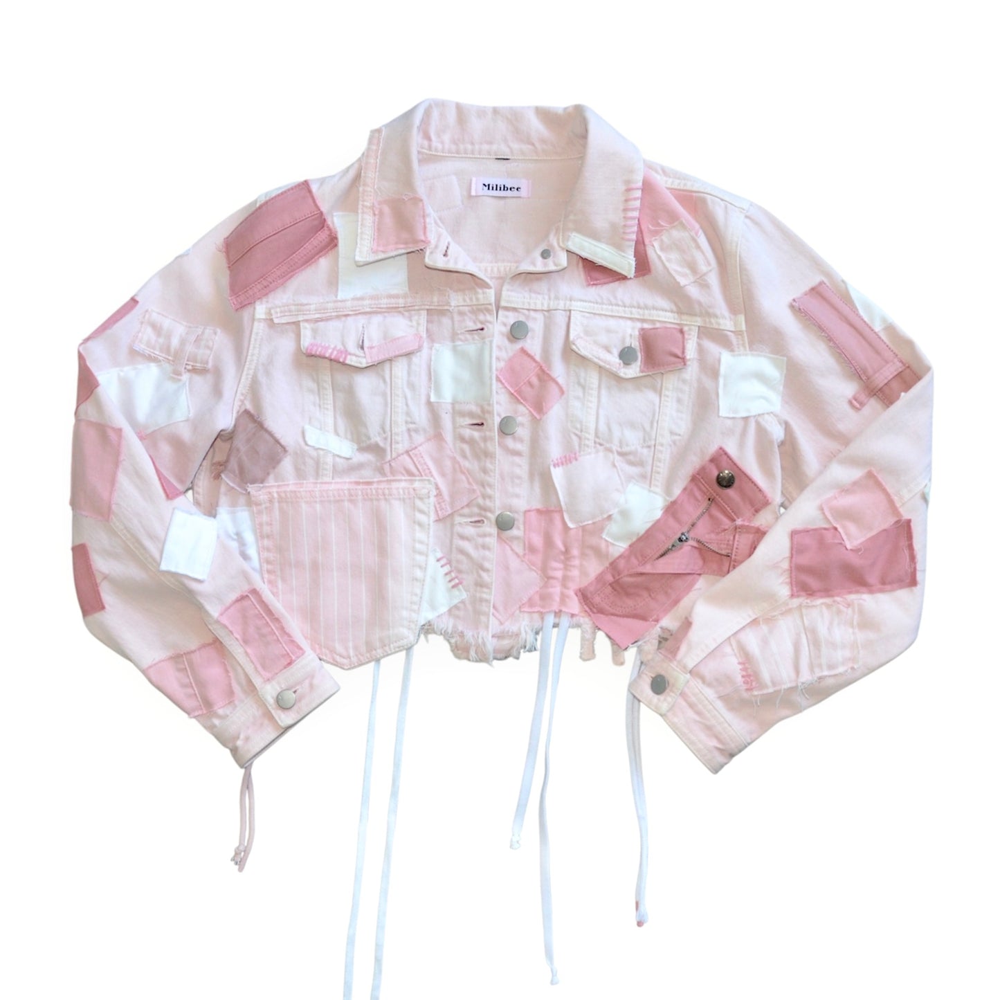 Veste de jeans Rose recyclé