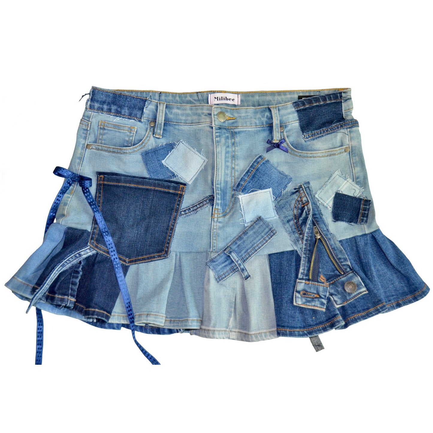 Jupe en jeans recyclés XL