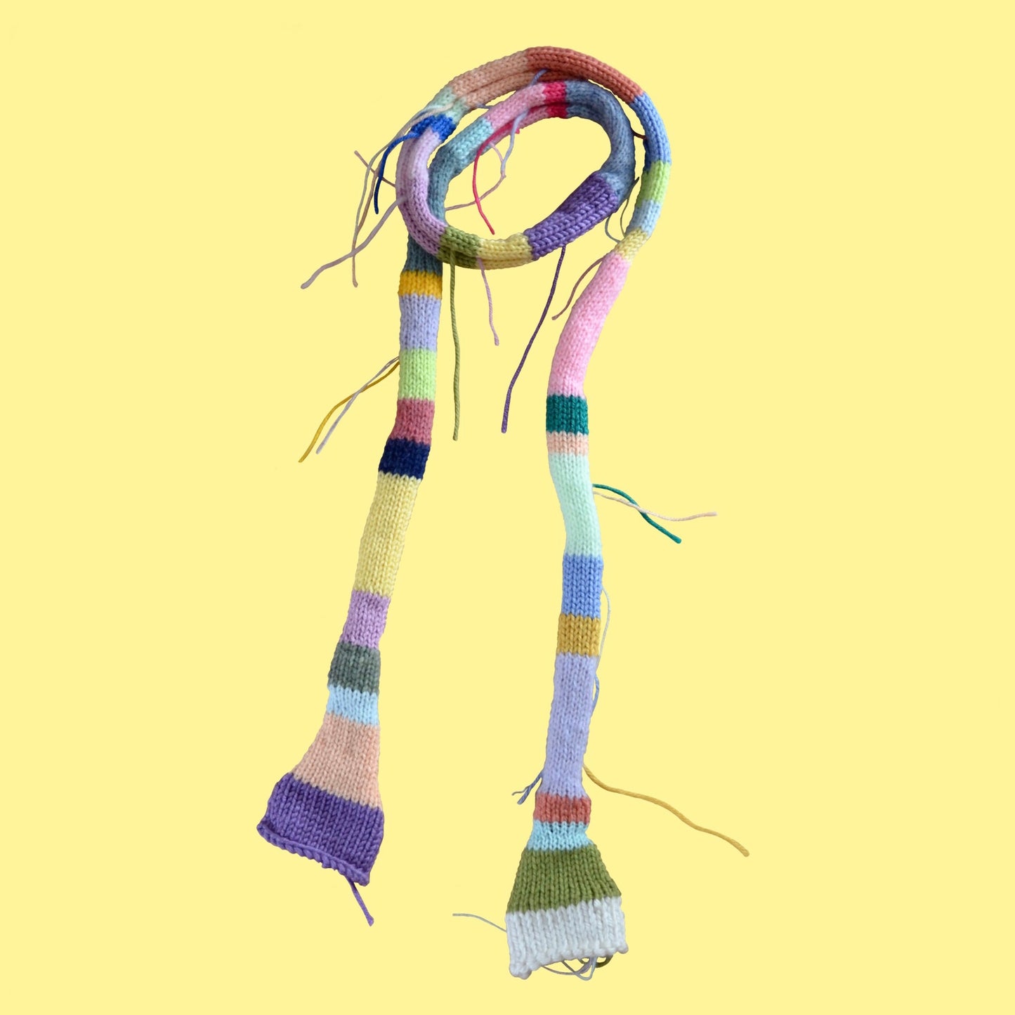 Multicolour mini scarf