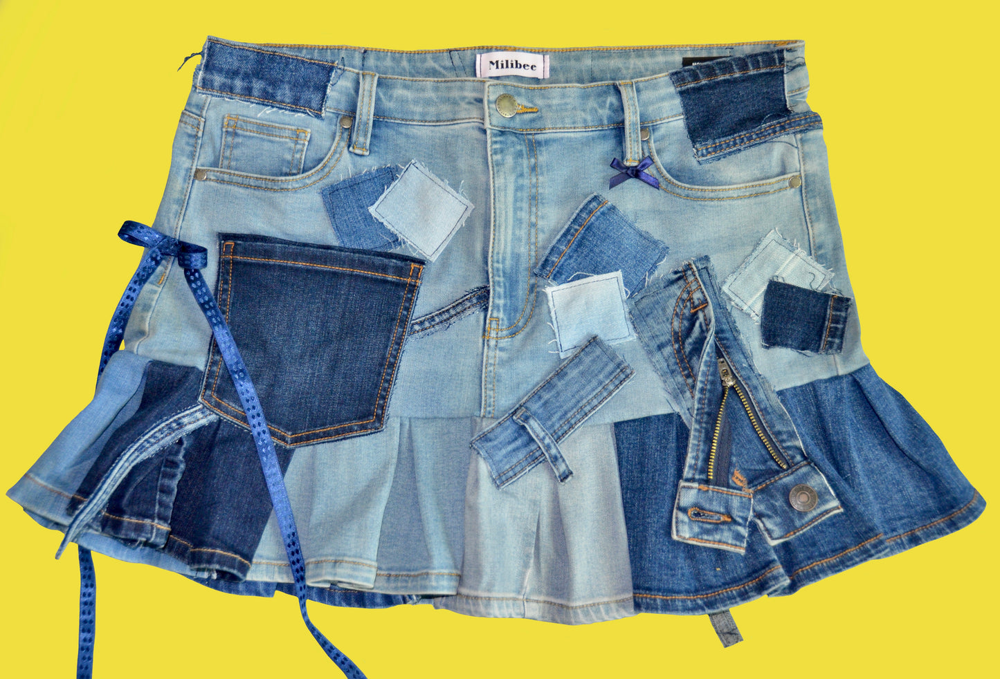 Jupe en jeans recyclés XL